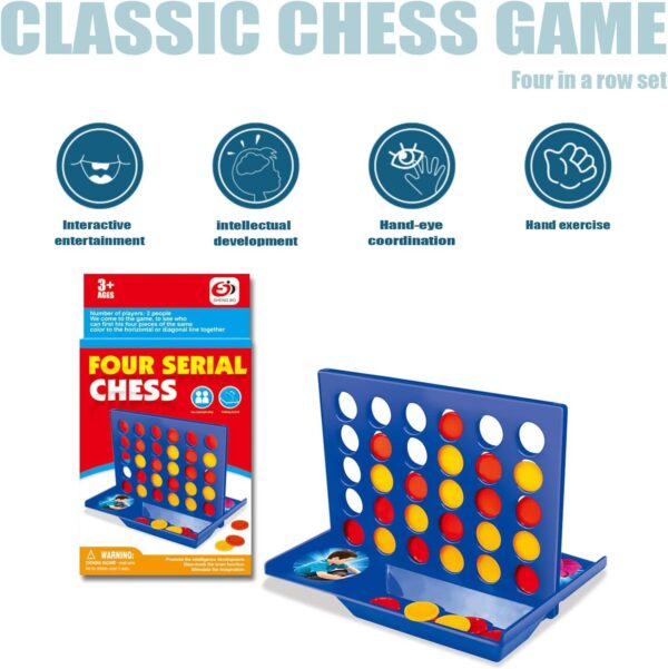 Four Serial Chess Connect 4 Toy