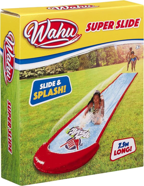 WAHU Super Slide (7.5 m), Connects to a Standard Garden Hose for Super Sliding Fun, Outdoor Garden Water Toy for Kids Ages 5+