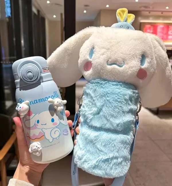 Cartoon Vacuum Water Bottle Set