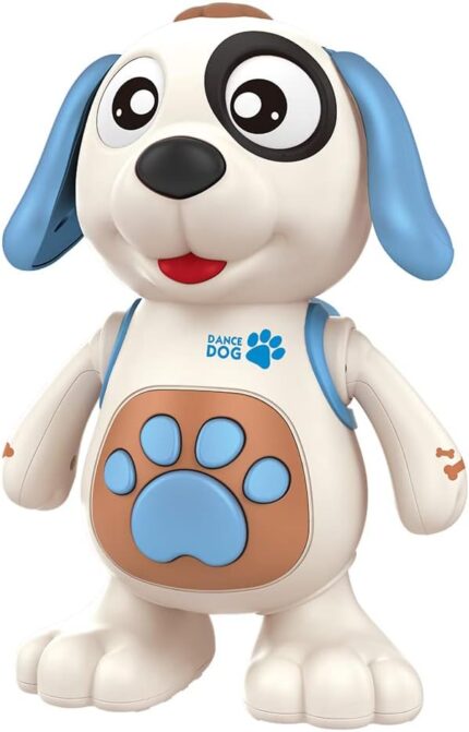 Dancig Dog Robot With Light And Sound